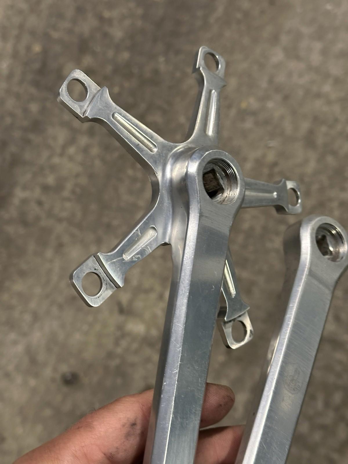 Campagnolo Pista Track Crankset 165mm Non Fluted