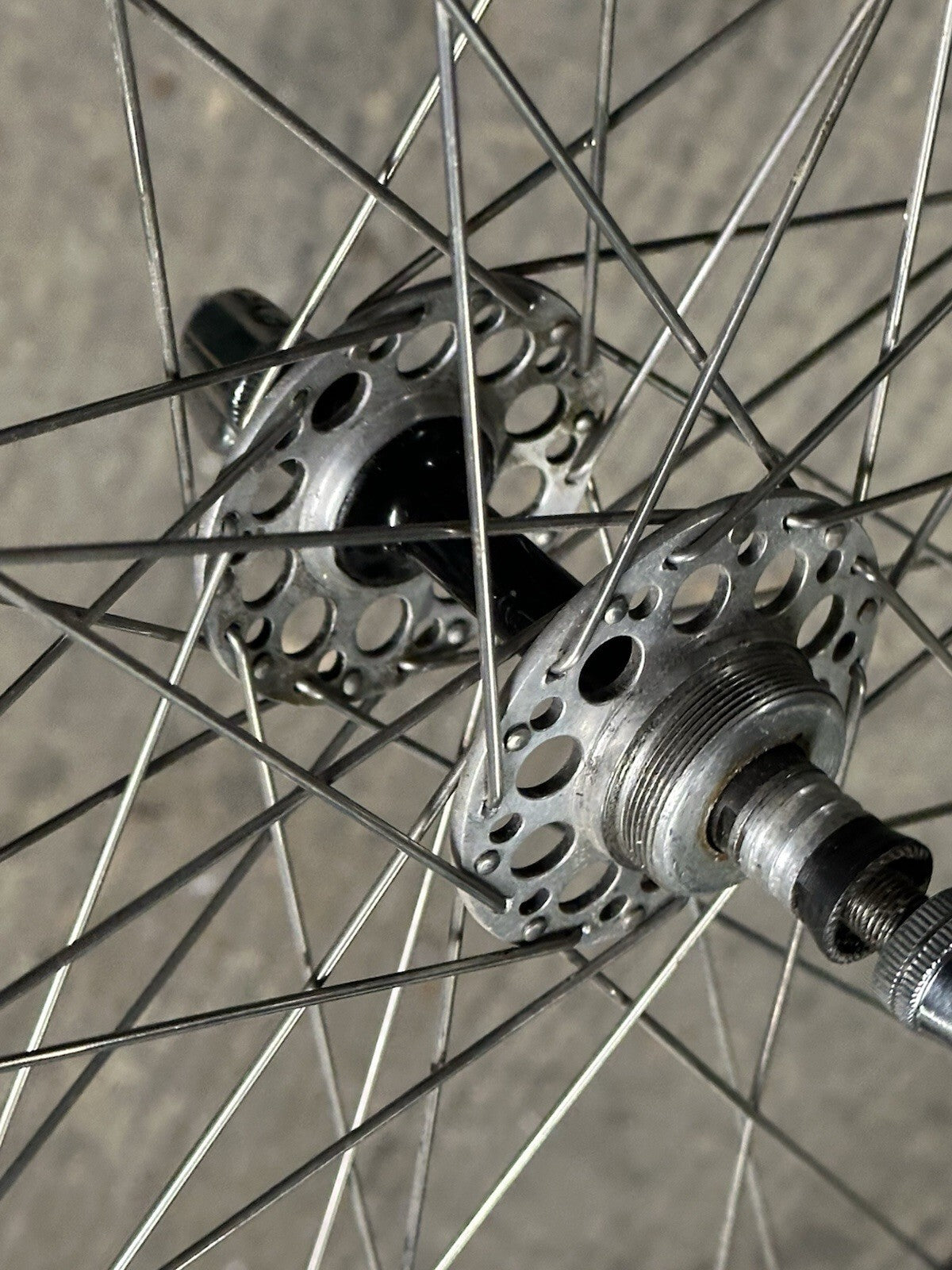 Rare Campagnolo Gran Sport Vintage Hub Mavic Modern Clincher Rims 700c - view 11
