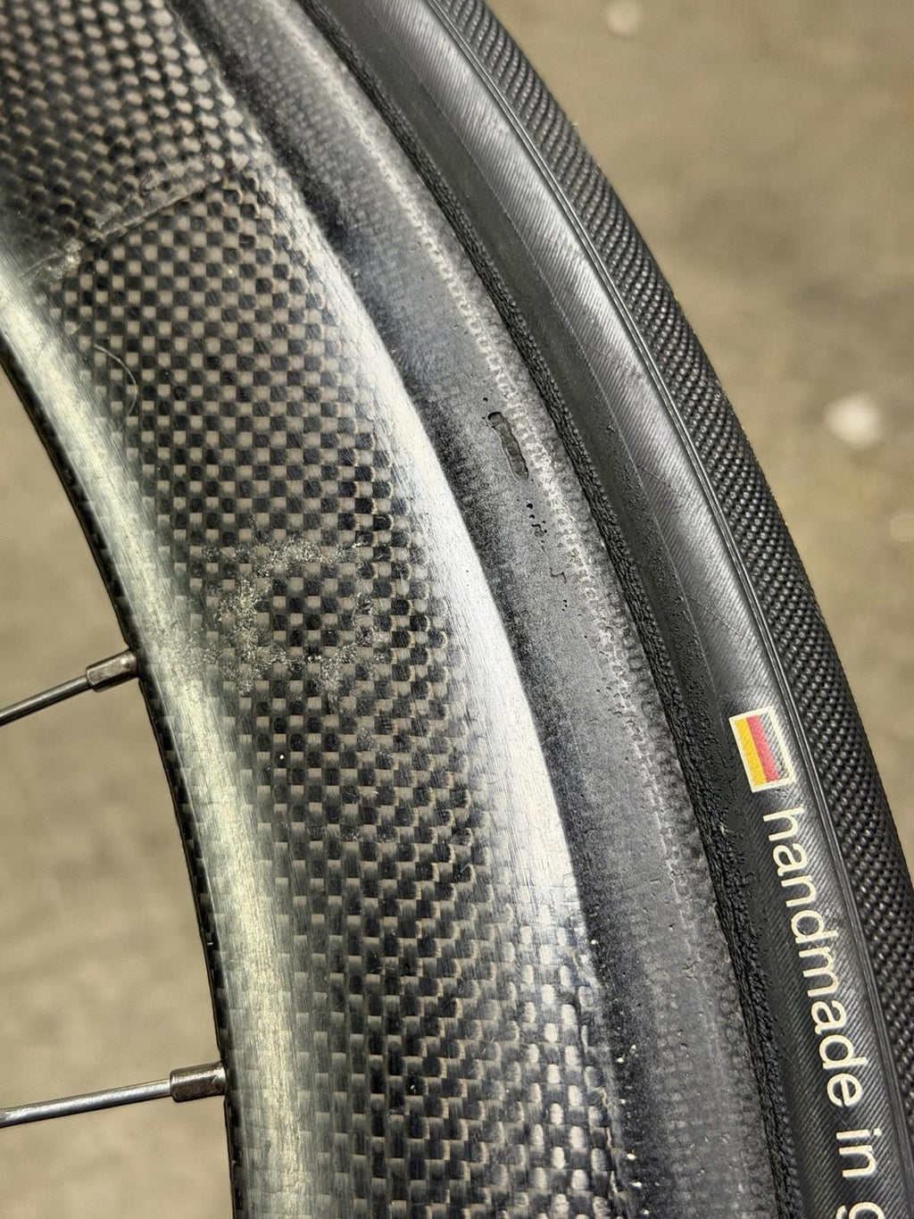 Zipp Tubular Track Wheelset Fixed Gear Pista Wheels Vintage ( Small Damage)