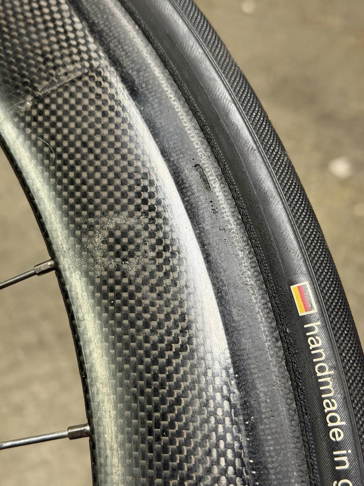 Zipp Tubular Track Wheelset Fixed Gear Pista Wheels Vintage ( Small Damage)