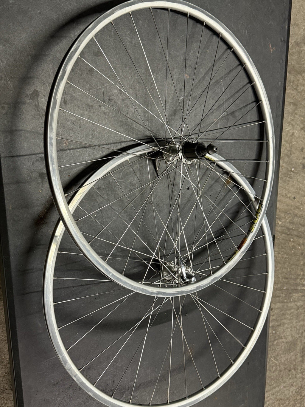 Vintage Campgnolo Clincher Wheelset Mavic Rims 8speed