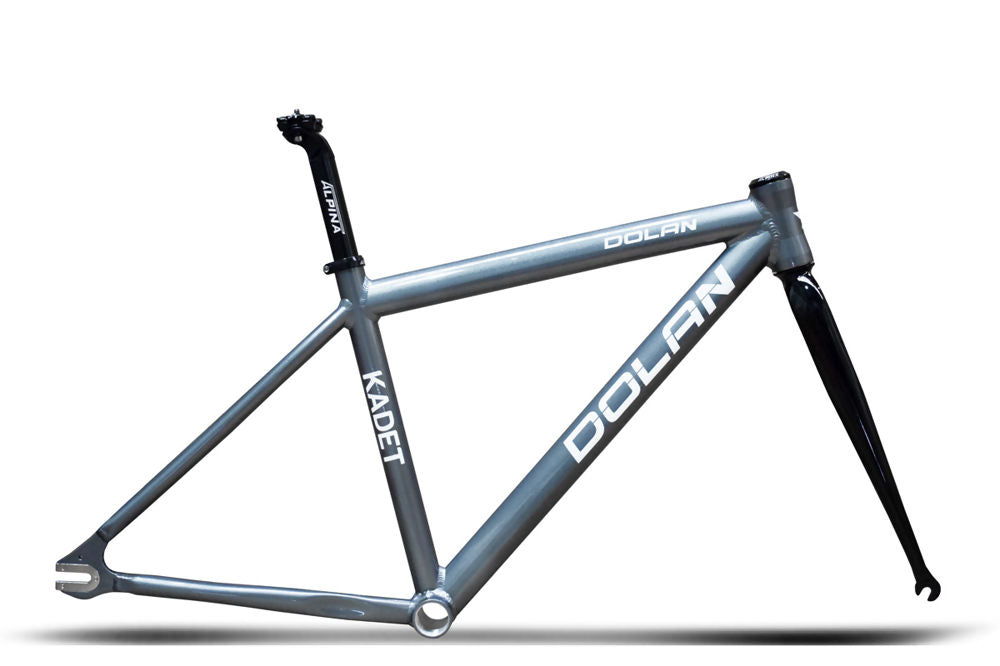 Dolan Kadet 650c 39cm aluminium junior track frameset GMG front side view
