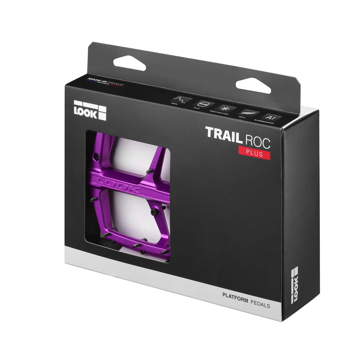Trail Roc Plus Flat Purple Pedals Trail Roc Plus Flat Purple Pedals image 3