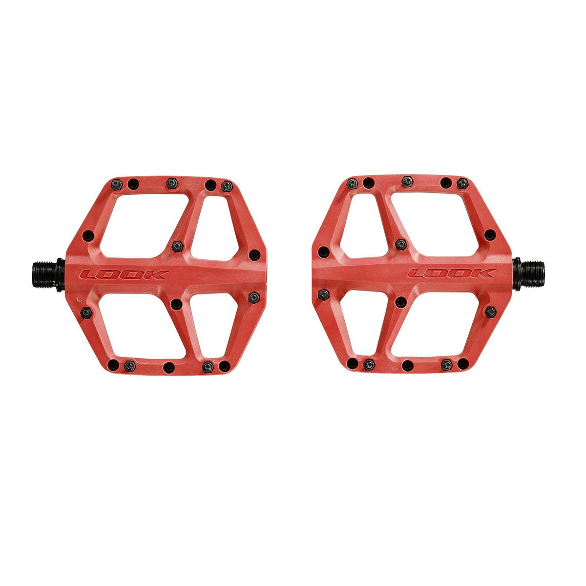 Trail Fusion Flat Red Pedals Trail Fusion Flat Red Pedals image 2