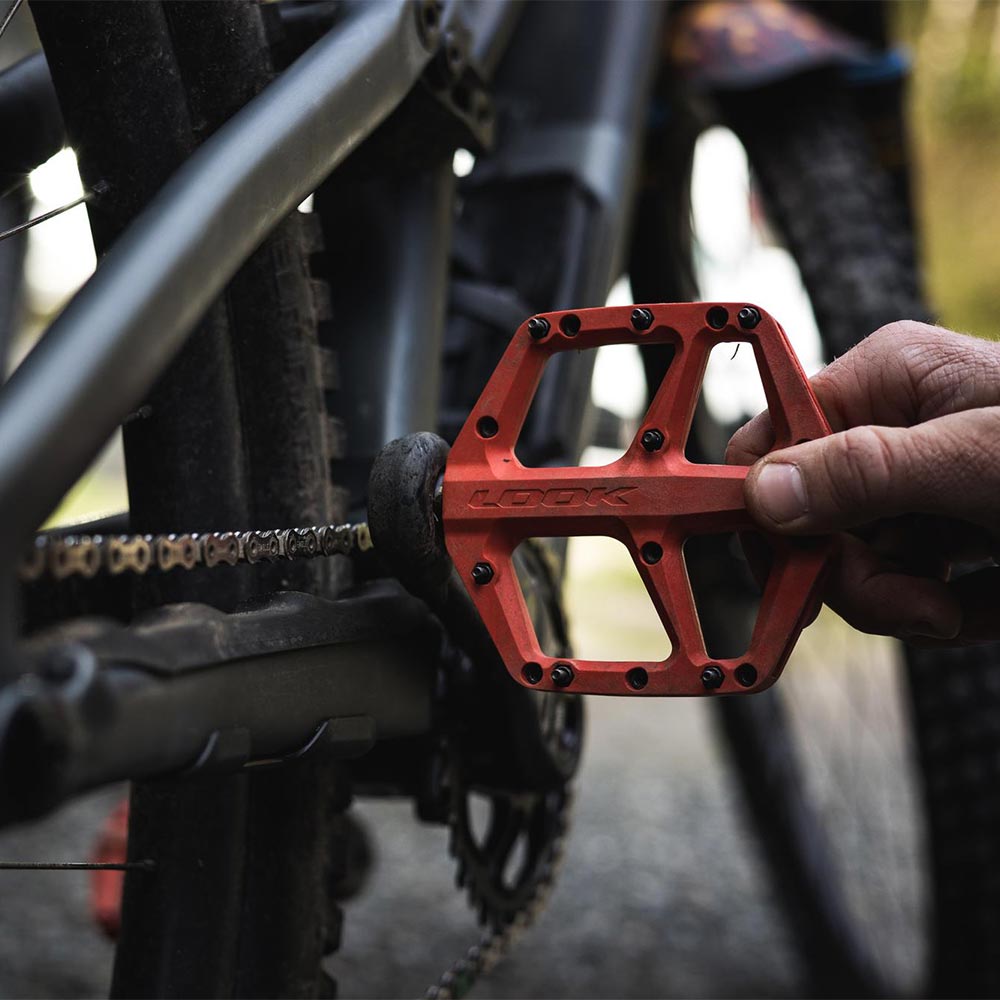 Trail Fusion Flat Red Pedals Trail Fusion Flat Red Pedals image 5