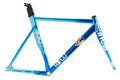 Cinelli Vigorelli Alloy Blue track frameset size L with carbon fork